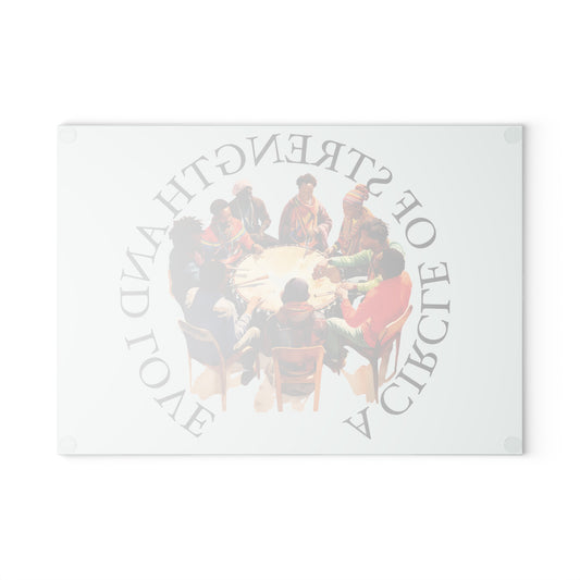 Glass Cutting Board-Strength and Love