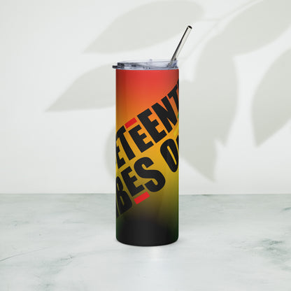 Juneteenth Vibes stainless steel tumbler